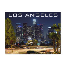 Los Angeles Night Paper Products Post Card