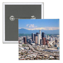 Los Angeles Pinback Buttons