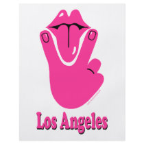 Los Angeles Pink flyers by pantsdownshirtscom Los Angeles Pink flyers