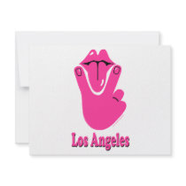 Los Angeles Pink Invite
