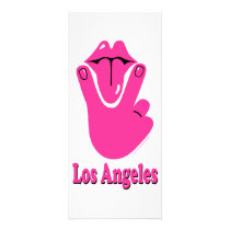 Los Angeles Pink rack cards