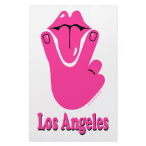 Los Angeles Pink stationery