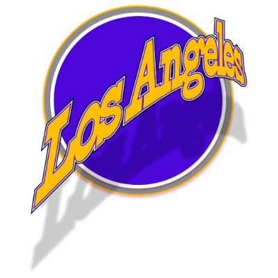 Los Angeles purple swoop shirt by Duncan_Reed