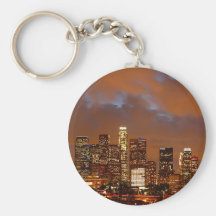 Los Angeles Red Skies Keychains