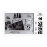 Los Angeles River graffiti  postage