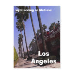 Los Angeles, sight seeing on Melrose postcards