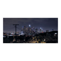Los Angeles Skyline at Night 2 posters by descontinue Los Angeles Skyline at Night 2 posters