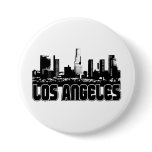 Los Angeles Skyline Button