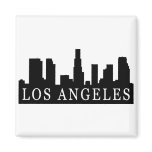 Los Angeles Skyline Fridge Magnet