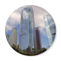 Los Angeles Skyline Fridge Magnet