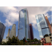 Los Angeles Skyline photo sculptures by lifesphere Los Angeles Skyline photo sculptures