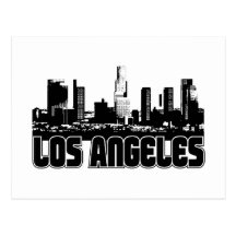 Los Angeles Skyline Postcard
