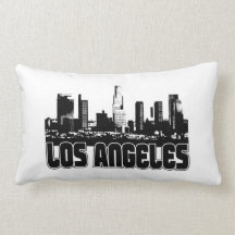 Los Angeles Skyline Throw Pillows