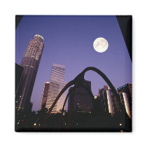 Los Angeles Skyscrapers Refrigerator Magnets