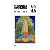 Los Angeles, the Wonder City Stamps