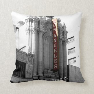 Los Angeles Theater Throw Pillow