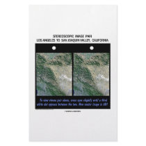 Los Angeles To San Joaquin Valley, California Stationery Paper