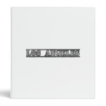 Los Angeles Vinyl Binder