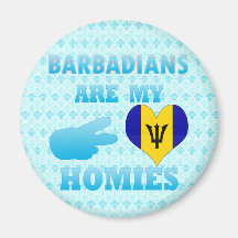 Los Barbadians son mi Homies Iman Para Frigorífico