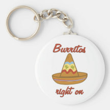 Los Burritos enderezan encendido Llaveros Personalizados