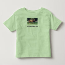 LOS CABALLOS - kids shirt by Horseshoes3 LOS CABALLOS - kids shirt