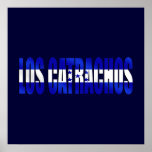 Los Catrachos logo flag of Honduras futbol gifts Poster