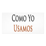 Los Chingones Como Yo Usamos Energia Solar Personalized Photo Card