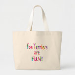Los fox terrier son diversión bolsas