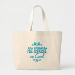 Los fox terrier son frescos bolsas de mano