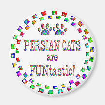 Los gatos persas son Funtastic Imán De Nevera