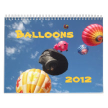 Los globos hacen calendarios 2012