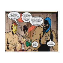 Los Luchadores Mysteriosos postcard