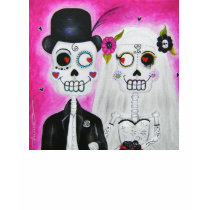 Los Novios Calaca t-shirts by lunaraengel Los Novios Calaca t-shirts