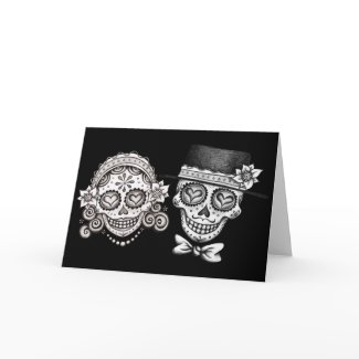 Los Novios - Day of the Dead Cards card