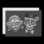 Los Novios Day of the Dead Invitations