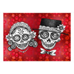 Los Novios Day of the Dead Invitations