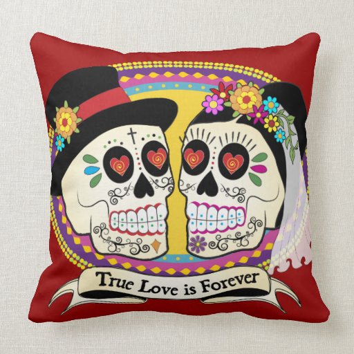 Los Novios (English) Pillow