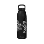 Los Novios Sugar Skull Couple Water Bottle