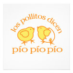 Los Pollitos Dicen Party Invitation