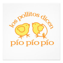 Los Pollitos Dicen Party Invitation invitations
