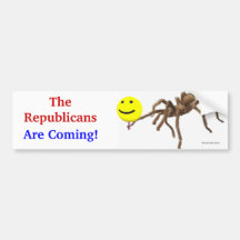 Los republicanos son Tarantula que viene Etiqueta De Parachoque