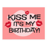 Los Smooches me besan cumpleaños Tarjetas Postales