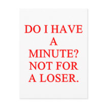 LOSER insult postcards