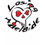 Losing Adelaide Heart Skull t-shirts