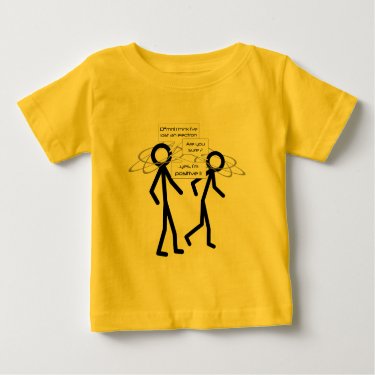 Losing An Electron joke infant t-shirt