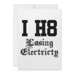 losing electricity personalized invites