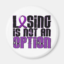 Losing Is Not An Option Chiari Malformation Fridge Magnets