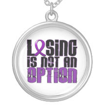 Losing Is Not An Option Crohn's Disease Custom Necklace
