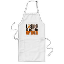 Losing Is Not An Option Leukemia Apron