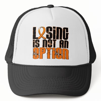 Losing Is Not An Option Leukemia Trucker Hat